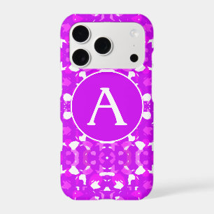 Pink and White Pretty Symmetrical Markings Letter