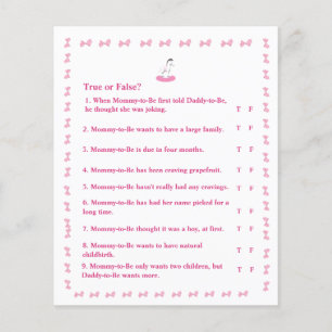 Pink and White Rocking Horse Customisable T/F Game Flyer
