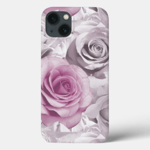 Pink and White Rose iPad Retina Case