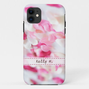Pink and White Rose Petals Case-Mate iPhone Case