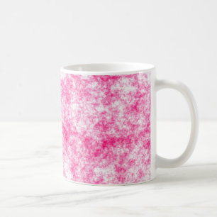 Pink and white speckles texture background coffee mug