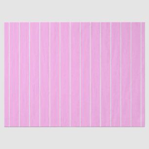 PInk and White Stripe Pattern Tissue Paper