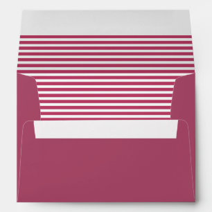 Pink and White Striped Envelopes