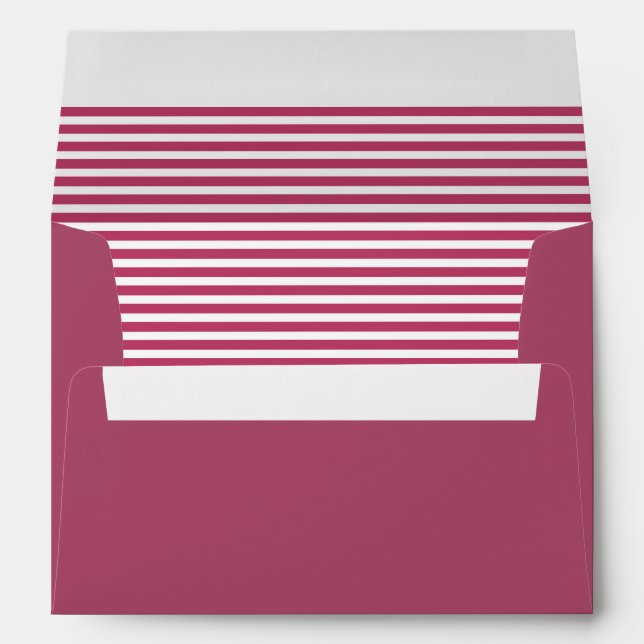 Pink and White Striped Envelopes (Back (Bottom))