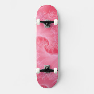 Pink and White Twist Skateboard