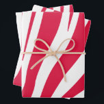Pink and white Zebra pattern Wrapping Paper Sheet<br><div class="desc">Make your gifts stand out with this modern wrapping paper,  with a fun zebra print pattern.</div>