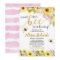 Pink and yellow bumble bee girl baby shower