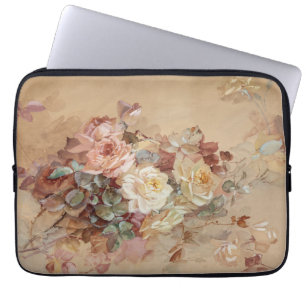 Pink and Yellow Roses – Franz Bischoff Laptop Sleeve