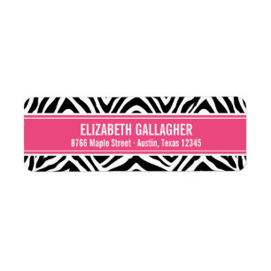 Pink and Zebra Print