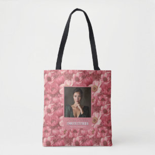 Pink Anemones Flower Birthday Celebration Tote Bag