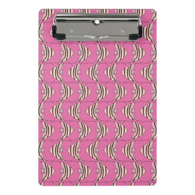 Pink Angel Fish Mini Clipboard (Front)