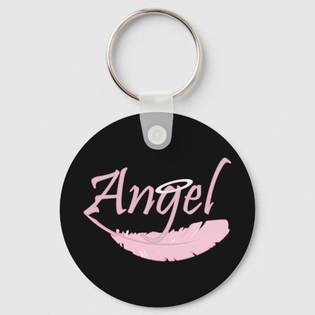 Pink Angel Key Ring (Front)