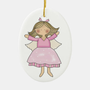 Pink Angel ornament