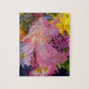 Pink Angel with Child Jigsaw Puzzle