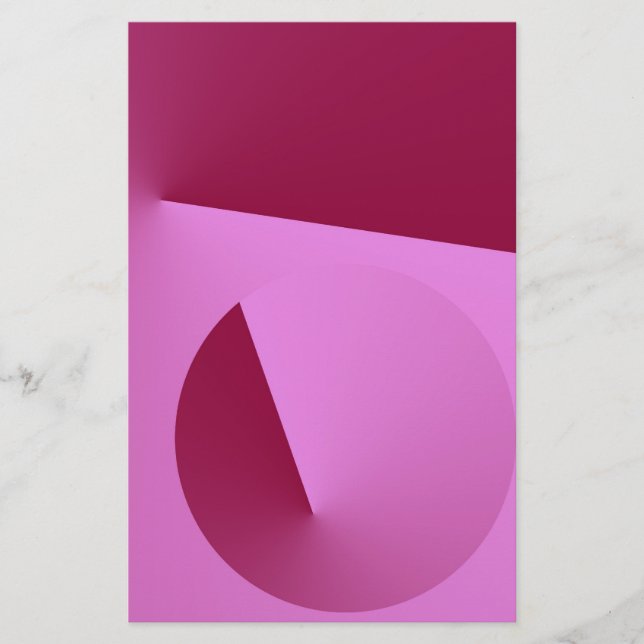 Pink Angle Stationery (Front)
