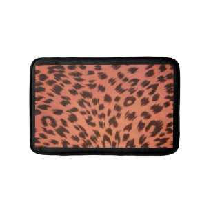 PINK ANIMAL PRINT BATH MAT