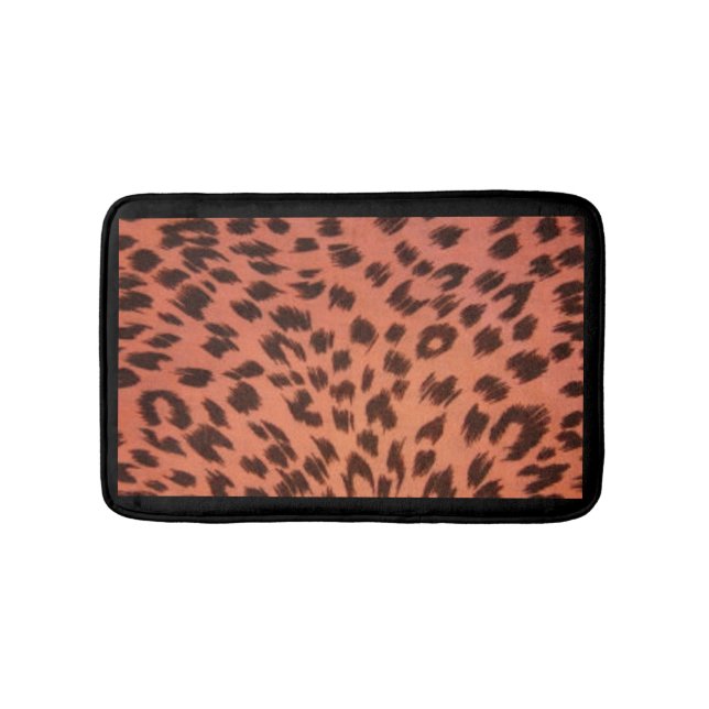 PINK ANIMAL PRINT BATH MAT (Front)