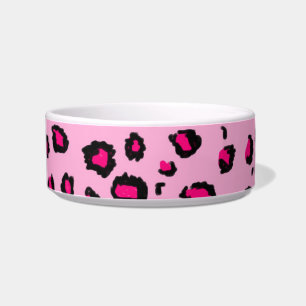 Pink Animal Print Bowl