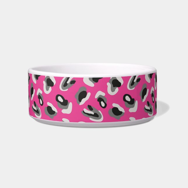 Pink Animal Print/Camo Bowl (Front)