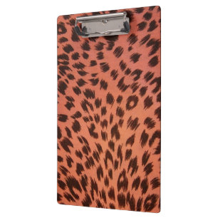 PINK ANIMAL PRINT CLIPBOARD