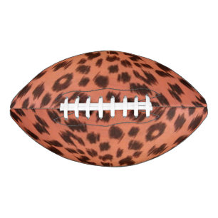 PINK ANIMAL PRINT  FOOTBALL