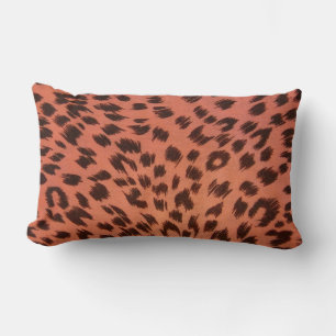 PINK ANIMAL PRINT LUMBAR CUSHION