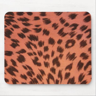 PINK ANIMAL PRINT MOUSE PAD