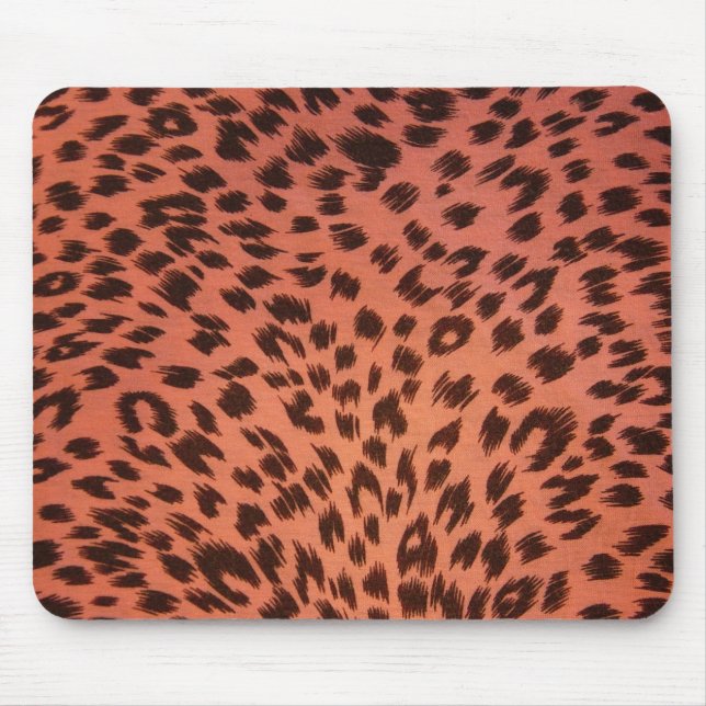 PINK ANIMAL PRINT MOUSE PAD (Front)