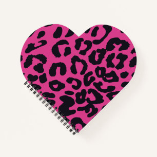 Pink Animal Print Notebook