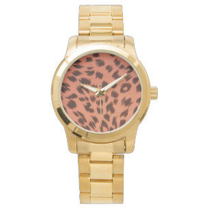 PINK ANIMAL PRINT  WATCH