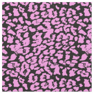 Pink Animal Spots Abstract, Cheetah Like Fabric