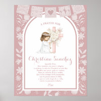 Pink Arch Cielito Lindo First Holy Communion Girl
