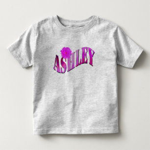 Pink Ashley Girls Name, Toddler T-Shirt