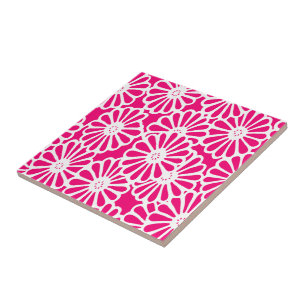 Pink Asian Moods Floral Tile