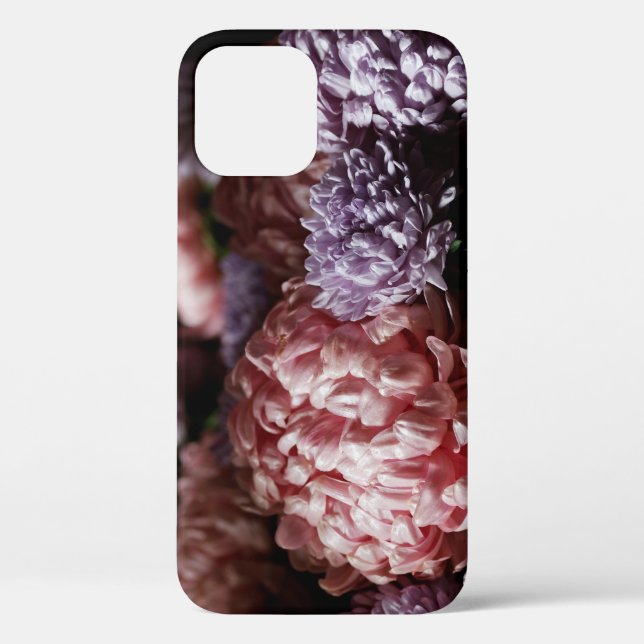 Pink Aster Bouquet: Baroque Lighting. Case-Mate iPhone Case (Back)