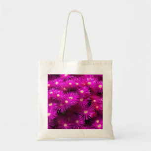 Pink Aster Flowers Tote Bag