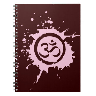 Pink Aum Organic Planet Notebook Journal