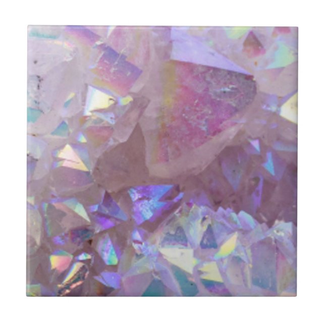 Pink Aura Crystals Tile (Front)