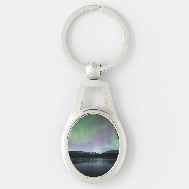 Pink Aurora Key Ring (Front)