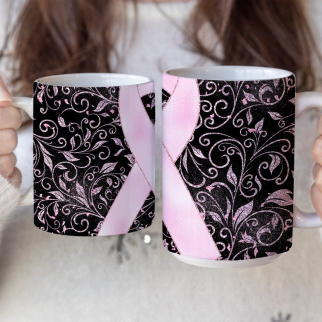Pink Awareness Ribbon Mug Design (Creator Uploaded)