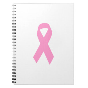 Pink Awareness Ribbon Spiral Notebook
