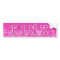 Pink Awareness Sticker