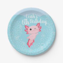 Pink Axolotl Birthday Party