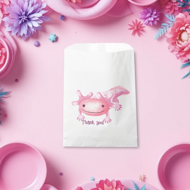 Pink Axolotls  Favour Bags (Creator Uploaded)