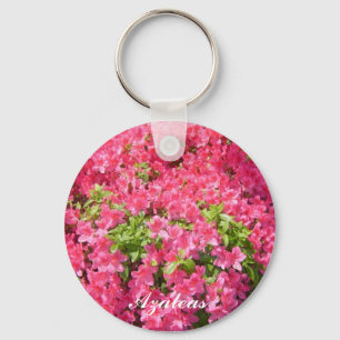 Pink Azaleas Key Ring