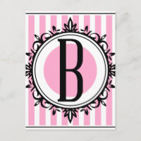 Pink 'B' monogram