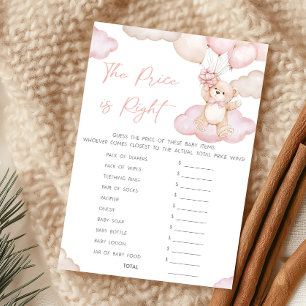 Pink Baby Bear Balloon The Price Is Right Game