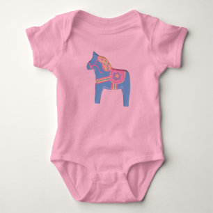 Pink Baby Dala Bodysuit