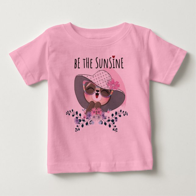 Pink baby design  T-Shirt (Front)