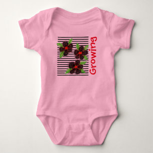 Pink Baby Designer Outfit Bodysuit